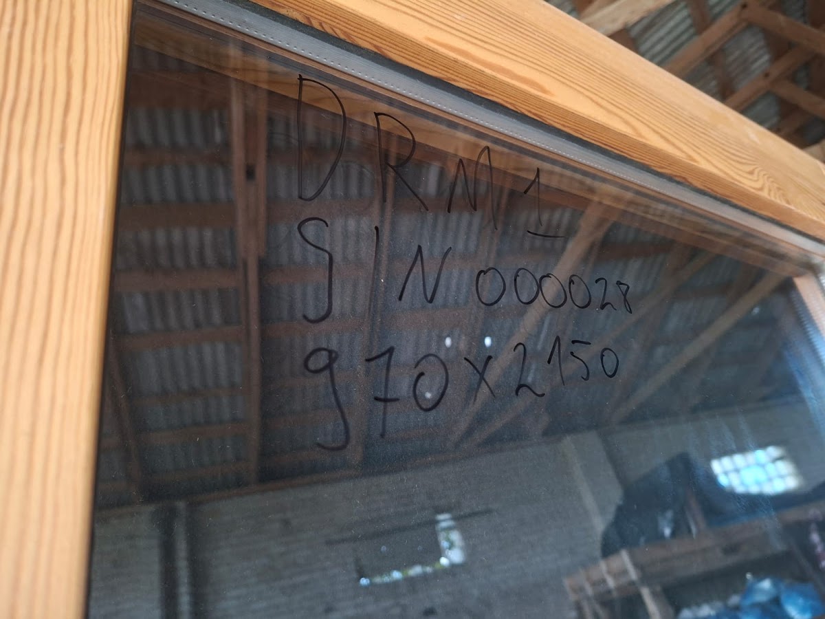 Durys 970 × 2150 mm, DRM1