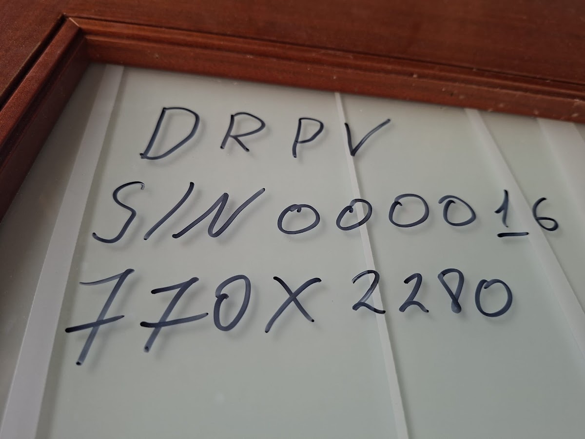 Durys 770 × 2280 mm, DRPV